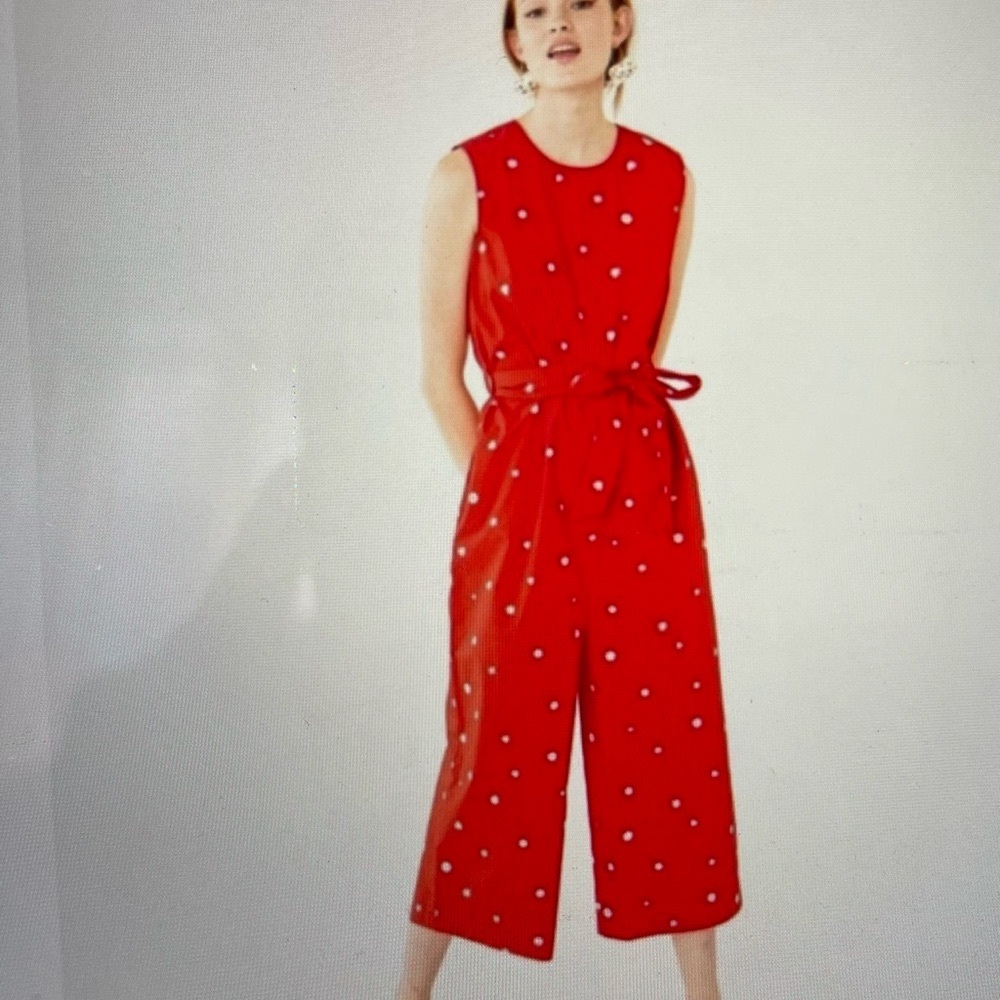 Ban.do Daisy floral wide leg jumpsuit, never been worn